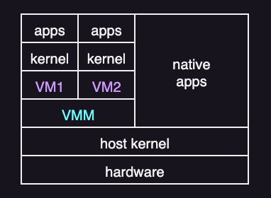 Type 2 virtualization